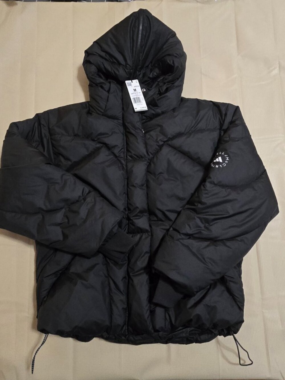 Adidas By Stella McCartney Women's Padded Hooded Jacket JW2036 Medium - Picture 3 of 9